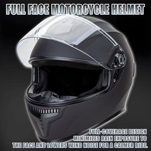 Cartman DOT Approved Motorcycle Helmet - Full Face Helmet