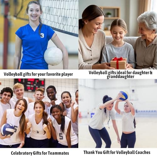 Sportybella Volleyball Charm Bracelet- Adjustable Bracelets with Volleyball Charm. Ideal Volleyball Gifts & Souvenir for Volleyball Players. Unisex Friendship Bracelet