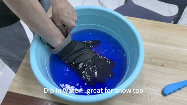 ihuan Winter Waterproof Ski Gloves Men Women, Snow Warm Cycling Cold Weather, Driving Biking Running