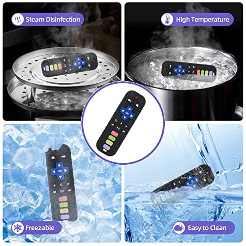 TV Remote Control Shape Teething Relief for Infants (Black) Chuya Baby Teether Toy Chew Toys for Babies 3-24 Months B0BYNDL3SW