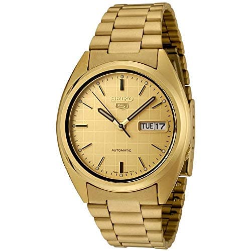 SEIKO Automatic Watch for Men 5-7S Collection - with Day/Date Calendar, Luminous Hands, Stainless Steel Case & Bracelet