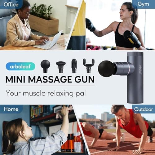 Targeted Temperature Control with Deep Percussion Massage for Muscle Warm-Up, Post-Workout Recovery, and Relaxation arboleaf Hot and Cold Massage Gun Deep Tissue, Percussion Muscle Massager B0CZP1D7CX