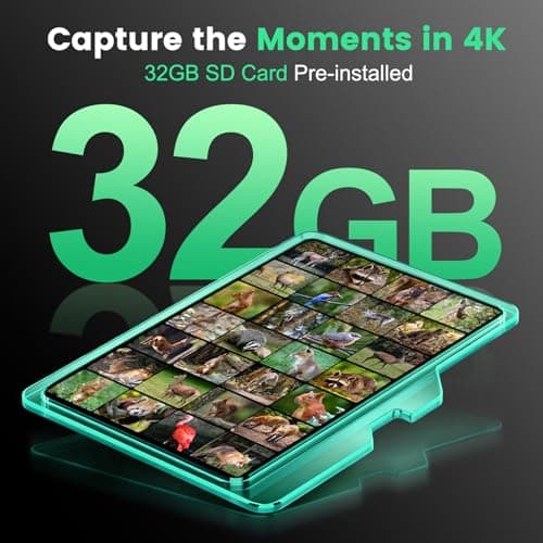 MAXDONE Solar Trail Camera WiFi Bluetooth - 48MP 30fps Game Camera with 5200mAh Rechargeable Battery, 0.1s Trigger Speed Motion Activated Trail Cam IP66 with 32GB TF Card for Wildlife Monitoring