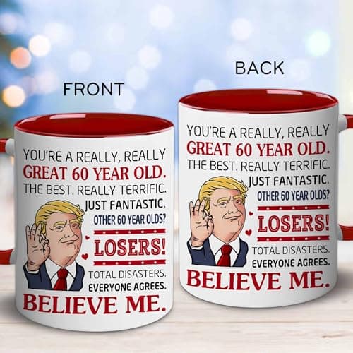 BECHUSKY Gifts for 60th Birthday - 1965 Birthdays Gifts for Men - 60 th Birthdays Decorations Man - Gifts for Women Turning 60 - Ideas for 60s Birthday - 60th Bday Present - Ideas for 60s Bday