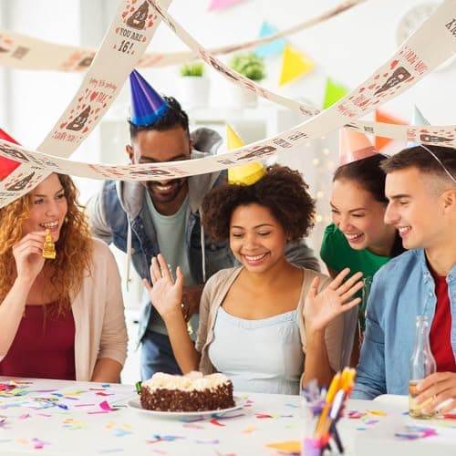 16th Birthday Gifts for Boy or Girl - Happy Prank Toilet Paper - 16th Birthday Decorations, Party Supplies Favors - Funny Gag & Novelty Bday Present for Him, Her, Friends- Sweet 16 Year Old Gift Ideas