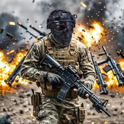 Motorcycle Face Mask Full Face,Dirt Bike Goggles Motocross, ATV, Offroad, Riding Racing Goggles for Men Women