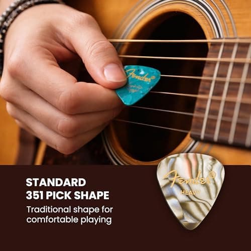 Fender Premium Picks Sampler - 12 Pack Includes Thin, Medium & Heavy Gauges (Austin Bazaar Exclusive) B07ZRYKNGS