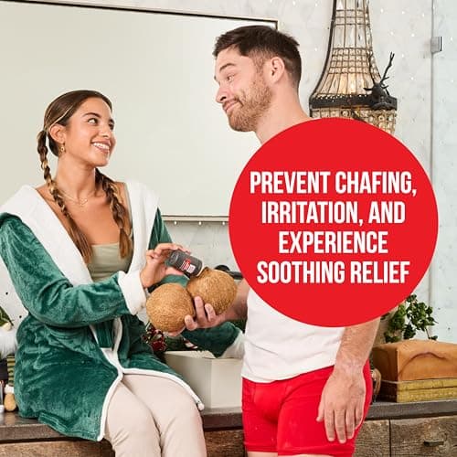 HAPPY NUTS Anti-Chafe Comfort Stick for Men: Ultimate Friction Defense & Chafing Prevention for Active Lifestyles - Perfect for Runners, Cyclists, & Active Men (1 Pack)