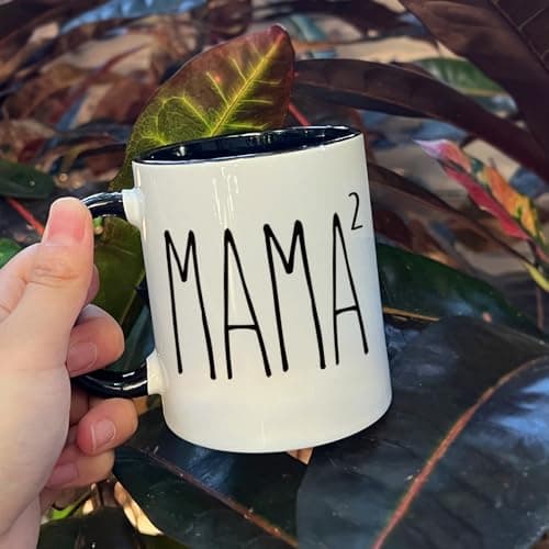 VLUG Promoted to Mom Again Mug, New Mom to Be Again Gifts, Mama of Two Kids Mug, Pregnancy Announcement Gift for 2026 Mother, New Great Mamas Mugs, Baby Shower Mothers Day Gifts