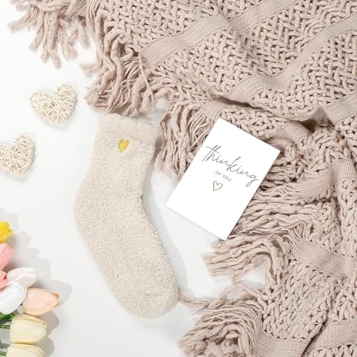 Gifts for Women, Get Well Soon Gifts for Women, Sympathy Care Baskets, Thinking of You Care Package, Self Care Gifts, After Surgery Feel Better Gifts Blanket (Khaki) B0CQ4N6YN6