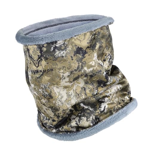 HUNTARMOR Stealth Hunter Neck Gaiter: Breathable Neck Hunting Gaiters, Men's Camo Stormproof Neck Gator, Comfortable Snow Cold Weather Neckwarmer