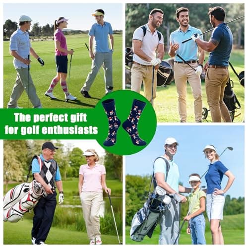 Anniversary Christmas Valentines Gifts for Husband Dad Stepdad, Stocking Stuffers for Men Him Golfer,Golf Accessories for Men Funny Golf Socks for Men Dad,Christmas Birthday Gift From Daughter Wife Son B0FT7NQZ1S