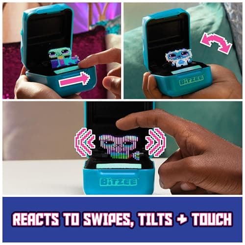 Bitzee, Magicals with 20 Interactive Characters Inside, Reacts to Touch, Digital Pet Gifts & Stocking Stuffers for Kids