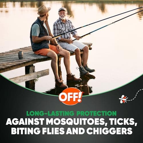 OFF! Deep Woods Sportsmen Insect Repellent Spray for Hunting Camping and Fishing 6 Ounce (Pack of 2)