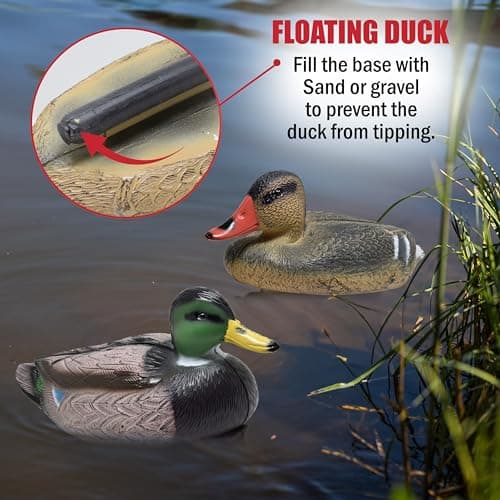 Duck Decoys for Hunting | Floating Duck Decoy for Pool, Pond & Lake