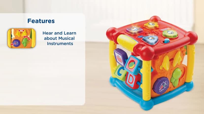 VTech Busy Learners Activity Cube, Purple B00OC5FU8Q