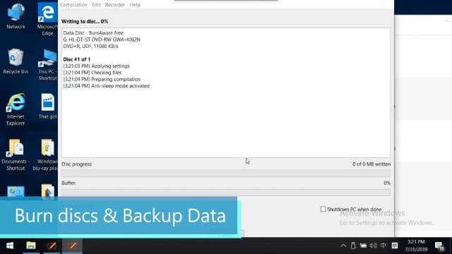 Rioddas External CD/DVD Drive for Laptop, USB 3.0 CD DVD Player Portable +/-RW Burner CD ROM Reader Writer Disk Duplicator Compatible with Laptop Desktop PC Windows Apple Mac Pro MacBook Linux