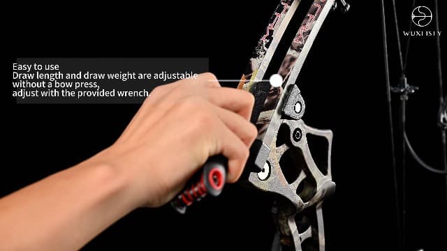 Compound Bow and Arrow Set for Adults 30-65LBS Draw Weight, Ready to Hunt, Archery Hunting Bows 19.5"-30.5" Draw Length, Limbs Made in US