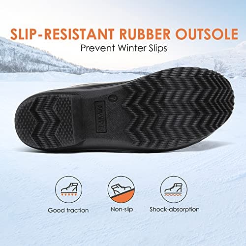 DREAM PAIRS Women's Snow Winter Boots Mid Calf Waterproof Duck Warm Outdoor Winter Boots Shoes