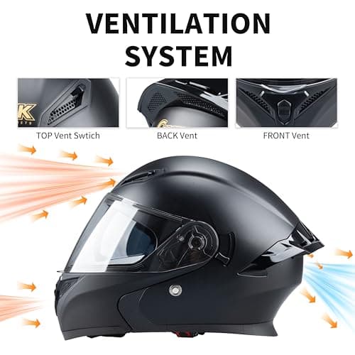 Helmets Full Face for Men Women Adult Smoked Sunshield