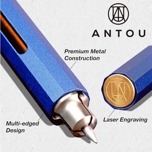 C Mini, Durable Aluminum Alloy EDC Pen, Compatible with 100+ Refills - Ballpoint, Rollerball, Gel. Auto-Adjusting Refillable Pen, Best Writing and Sketching Gift for Men and Women - Orange