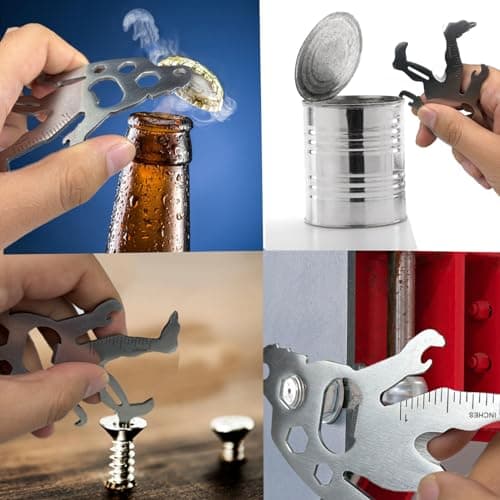 Stocking Stuffers for Mens Gifts EDC Multitool - Fun Christmas Secret Santa Gifts for Adult, Unique Holiday Birthday Anniversary Fathers Valentines Gift Ideas Gadgets, Cool White Elephant Gift for Him