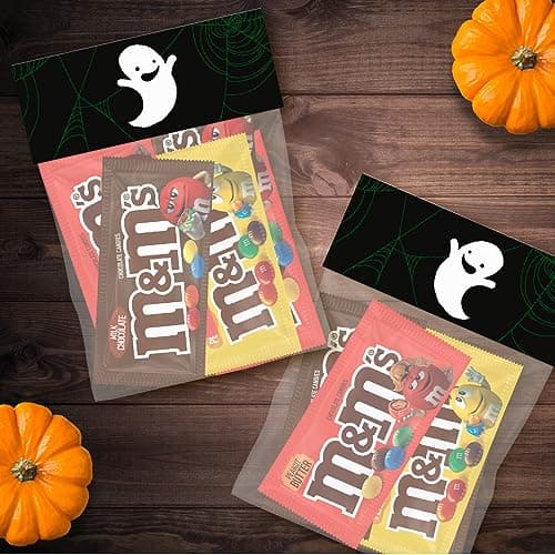 Real Milk Chocolate, Peanut, and Peanut Butter Candy, Individually Wrapped Packs for Sharing at Parties, Baking and Gifting M&M'S Milk Chocolate Candy, Bulk Candy Variety Pack, Full Size, Pack of 18 B004SK4KIG