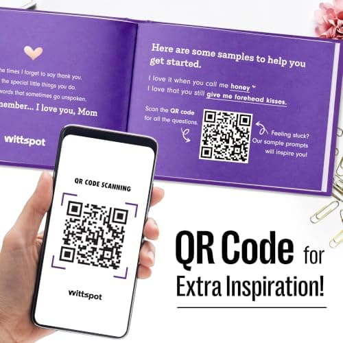 What I Love about Mom Book - Fill-in-the-Blank Book - Moms Christmas Gift from Daughter, Son, Kids - Birthday Gifts for Mom, Mothers, Women - Stocking Stuffer for Moms for Christmas, Mothers Day, Birthday & More