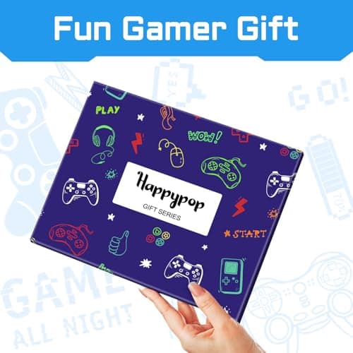 Gamer Gifts for Teens Boys - Video Game Gifts, Gaming Socks for Kids 4-18 Years with Greeting Card