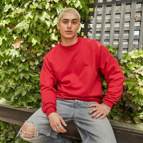 Hanes Men's Ecosmart Fleece Sweatshirt, Pullover Crewneck Sweatshirt, Big & Tall, 1 or 2 Pack