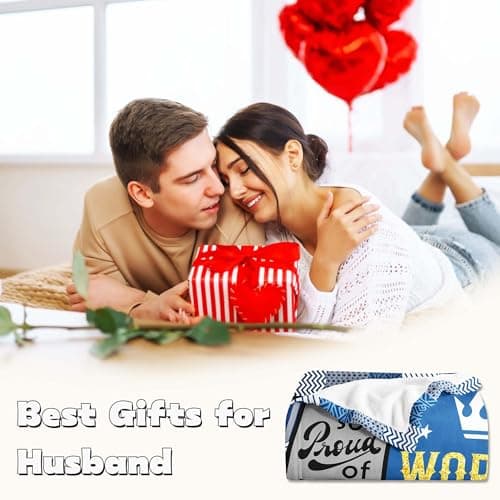 Gifts for Husband, Husband Birthday Gifts from Wife Blanket 60"x50", Cool Anniversary Wedding Gifts B0DJ7222F1
