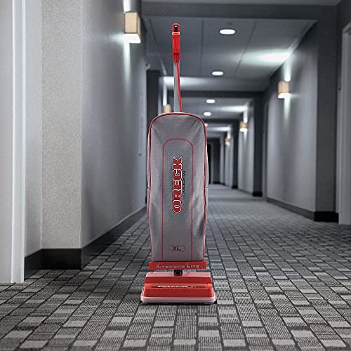 Oreck Commercial Professional Vacuum Cleaner, Bagged Upright Vac for Carpets and Hard Floor, Lightweight, Dual Speed Settings, Powerful Vacuum Cleaners for Commercial Use