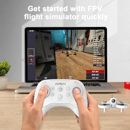 APEX FPV Drone Kit,FPV Goggles,First-person view drone,FPV Racing Drone for Beginners,Low-Latency 5.8G Transmission, Drop-Resistant,VR70-2.0
