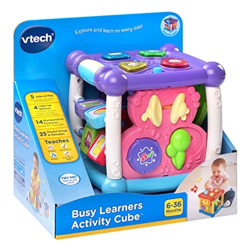 VTech Busy Learners Activity Cube, Purple B00OC5FU8Q