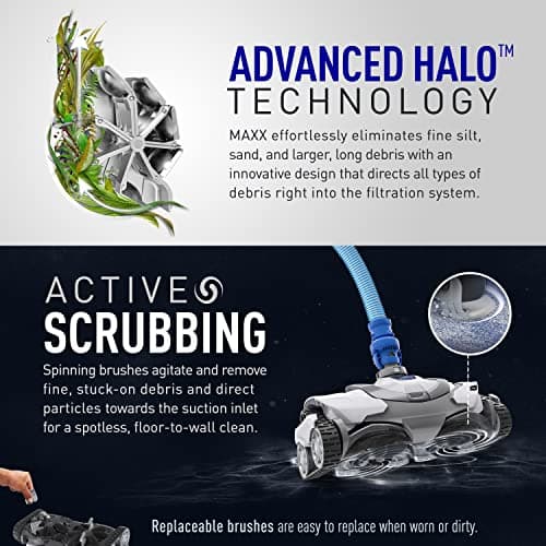 Polaris MAXX Premium Suction-Side Automatic Pool Cleaner for All In-Ground Pool Surfaces, Smart Navigation, Energy Efficient, Halo Technology for Easy Debris Removal