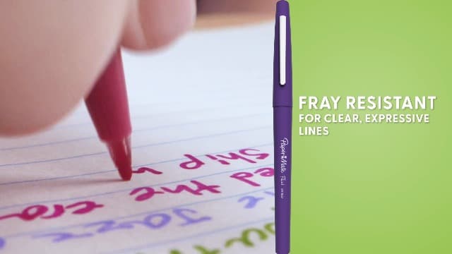 Paper Mate Flair Felt Tip Pens, Medium Point (0.7mm), 12 Count - For Arts & Crafts, Note-Taking, Journaling, School Supplies for Teachers & Students B000J09CO6