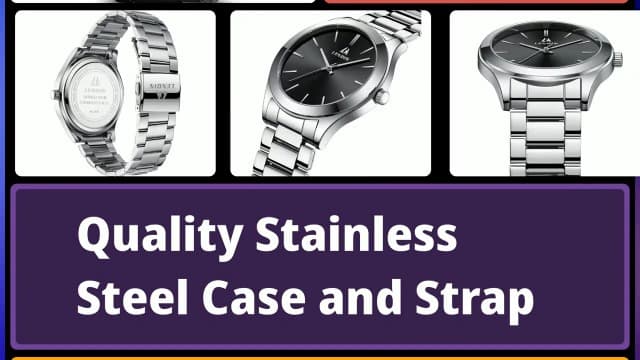 LN LENQIN Mens Watches Waterproof Stainless Steel Watch for Men Analog Quartz Fashion Business Designer Wristwatch