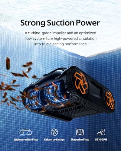 iGarden 4-in-1 Robotic Pool Cleaner, 3.6H Cordless Pool Vacuum for Inground & Above Ground Pools, Touchscreen & APP Control, Smart Navigation & Self-Parking, Cleaning Floor, Wall & Waterline, Black