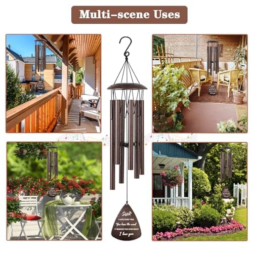 Sister Gifts, 32" Bronze Wind Chimes Sister Gifts for Women, Gifts for Sister, Sisters Gifts from Sister, Gifts for Sister in Law, Best Sister Ever Gifts