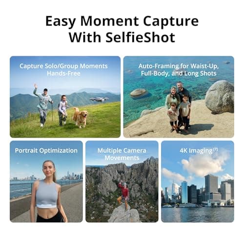 DJI Neo 2 (Drone Only), Lightweight & Foldable 4K Drone With Camera, Palm Takeoff & Landing, Gesture Control, ActiveTrack, Omnidirectional Obstacle Sensing