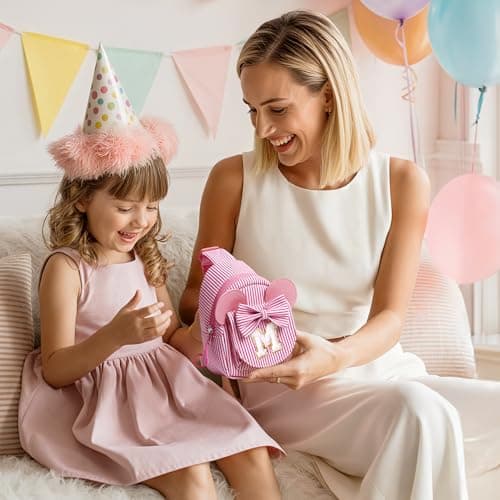Birthday Gifts for Girls Kids, Gifts for 2 3 4 5 6 7 Year Old, Toddler Purse, Little Girls Purse, Kid Crossbody Bag Sling Bag 2 3 4 5 6 Year Old Girl Birthday Gift for Girls Sling Bag, Pink A B0F937G77K