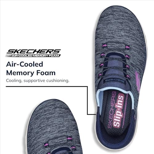 Skechers Women's Summits Dazzling Haze Hands Free Slip In Sneakers