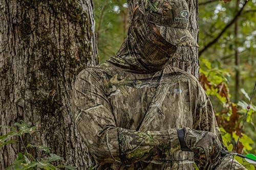 Mossy Oak Unisex-Adult Camo Mesh Hunting Face Mask