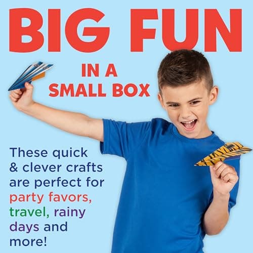 Creativity for Kids Paper Airplane Kit, Make 20 Airplanes B00A3H81LK