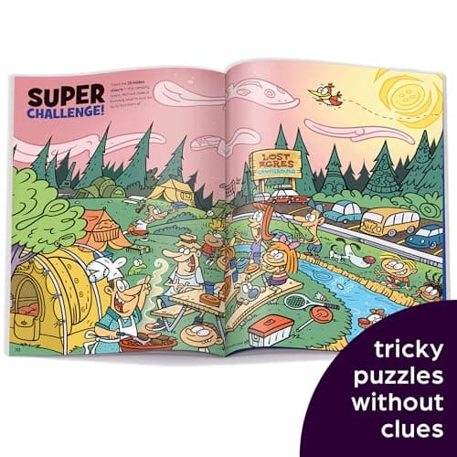 The Hardest Hidden Pictures Book Ever: Ultra-Challenging Brain Games for Kids Ages 8-12, Advanced Seek and Find Puzzles Book with Over 1,500 Hidden Objects to Find (Highlights Hidden Pictures) 1644723344