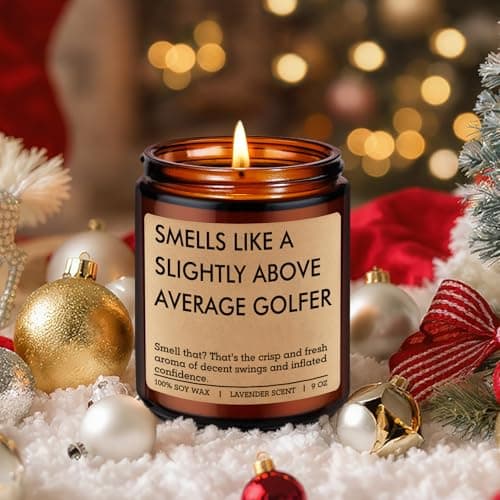 Cool Golf Themed Stuff, Golfing, Christmas, Birthday Presents for an Above Average Golfer, Dad, Boyfriend, Husband, Friend Fairy's Gift Candle, Golf Gifts for Men Him, Funny Gifts for Golfers Women B0FH6SJK5K