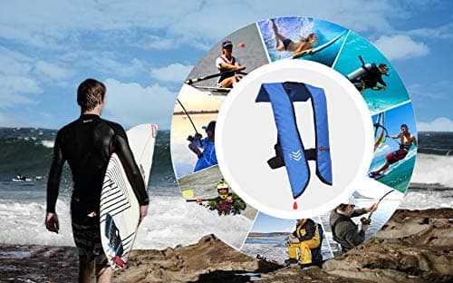 Eyson Inflatable Life Jacket Life Vest Basic Manual (639 Green Camouflage Manual)