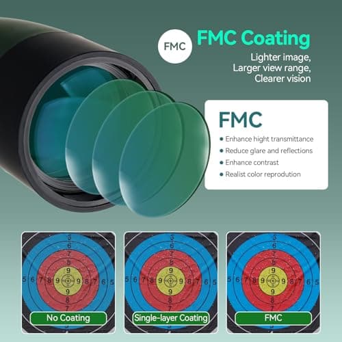 SVBONY SV28 Spotting Scopes with Tripod, Angled 25-75x70mm Spotter Scope with Phone Adapter, Waterproof Fogproof Spotting Scope for Bird Watching, Target Shooting, Wildlife Viewing