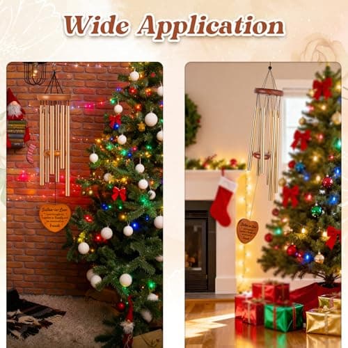 Sister in Law Gifts, Best Sister in Law Christmas Funny Gift - Wind Chimes, Birthday, Mothers Day, Wedding, Engagement, Thanksgiving Gifts