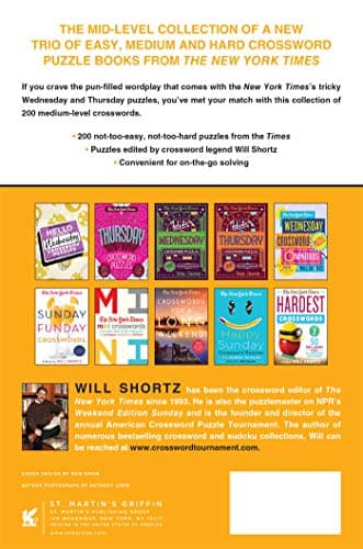 The New York Times Strictly Medium Crossword Puzzles Volume 1: 200 Medium Puzzles 1250781752